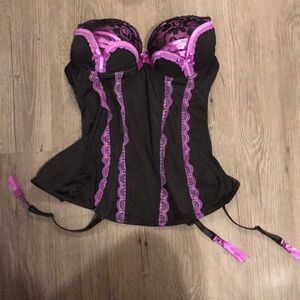 Strapless corset top